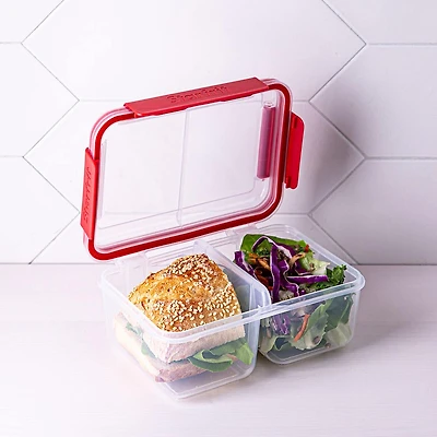 Starfrit Easy Lunch Divided Lunch Container (Red)