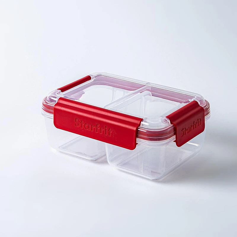 Starfrit Easy Lunch Divided Lunch Container (Red)