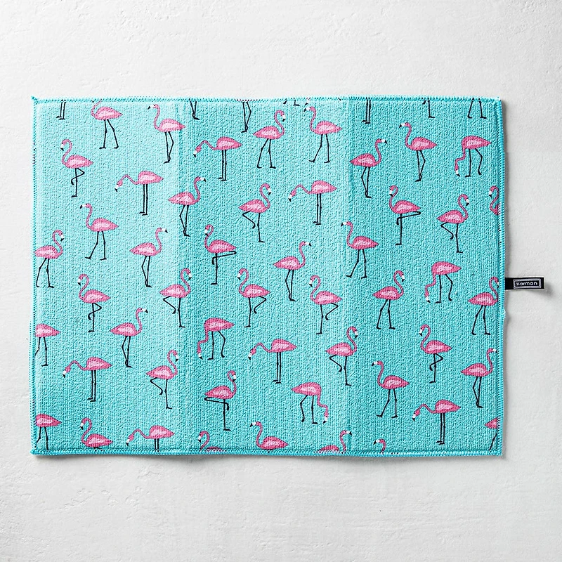 Harman Dry 'Flamingo' Microfibre Dish Drying Mat (Aqua)
