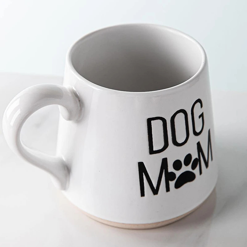 Koppers Big Bottom 'Dog Mom' Mug 16 oz. (White/Black)