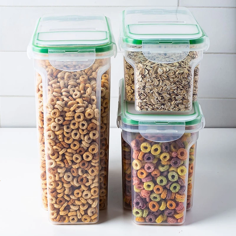 KSP Stor Fresh Cereal Container Combo - Set of 3 (Green)