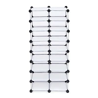 KSP Closet Cube '16-Shoe' Plastic Shoe Cabinet (White)