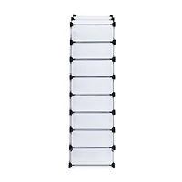 KSP Closet Cube '16-Shoe' Plastic Shoe Cabinet (White)