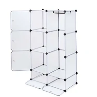KSP Closet Cube Plastic Wardrobe (White)