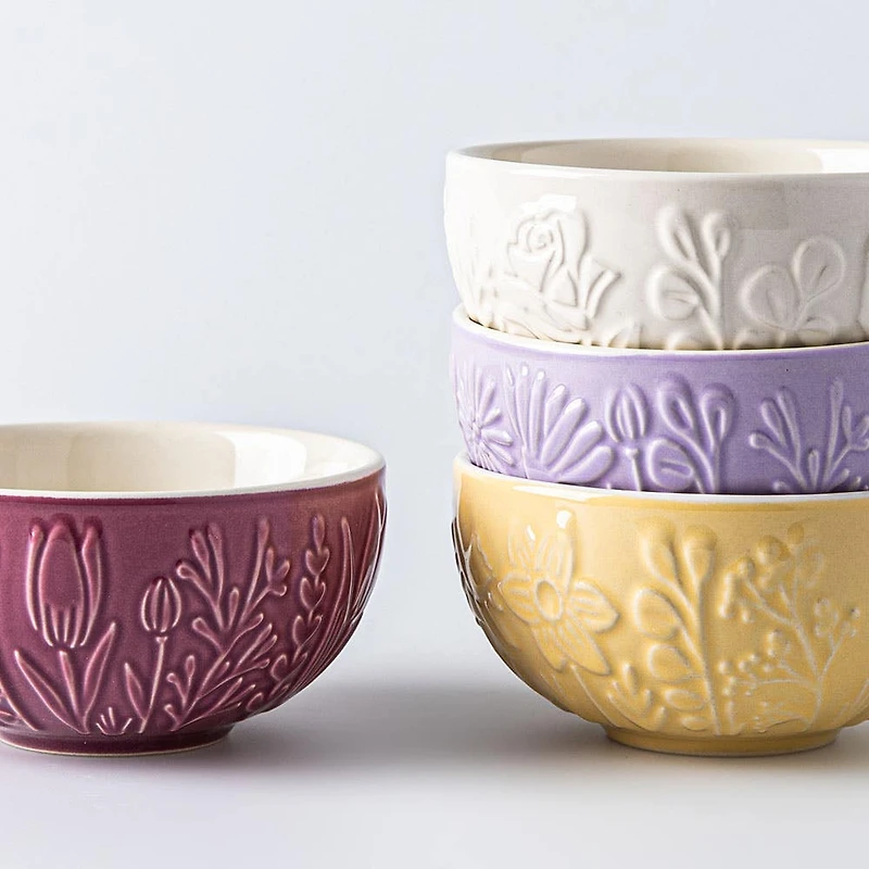 Mason Cash Prep 'Meadow' Stoneware Bowls - Set of 4