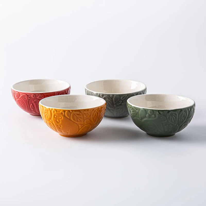 Mason Cash Prep 'Forest' Stoneware Bowls - Set of 4