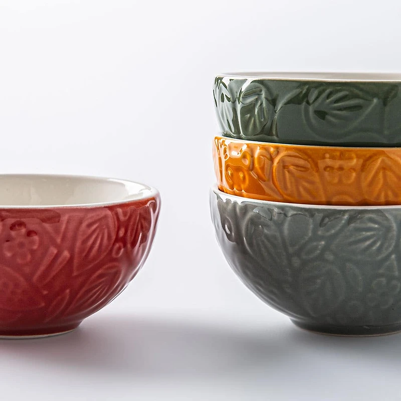 Mason Cash Prep 'Forest' Stoneware Bowls - Set of 4