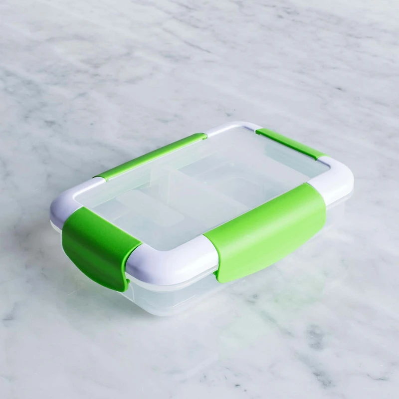 Locksy Click 'N' Go Divided 370ml Snack Container