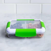 Locksy Click 'N' Go Divided 370ml Snack Container
