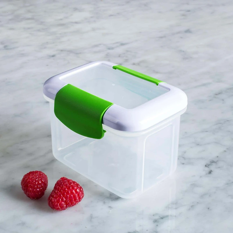 Locksy Click 'N' Go 440ml Snack Container (Green)