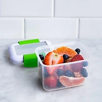 Locksy Click 'N' Go 440ml Snack Container (Green)