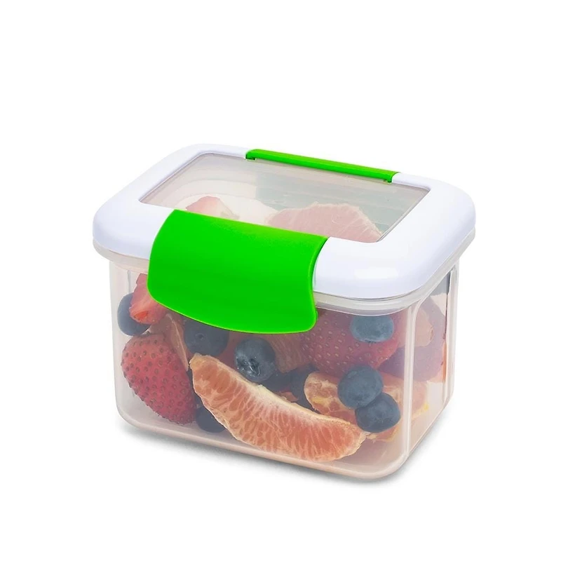 Locksy Click 'N' Go 440ml Snack Container (Green)