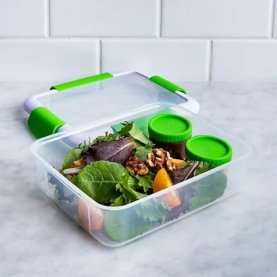 Locksy Click 'N' Go 988ml Lunch Box Container (Green)
