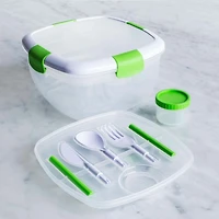 Locksy Click 'N' Go Salad Container (Green)