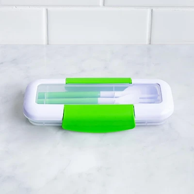 Locksy Click 'N' Go Cutlery Combo (Green)