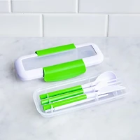 Locksy Click 'N' Go Cutlery Combo (Green)