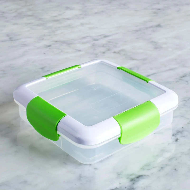 Locksy Click 'N' Go 450ml Sandwich Container Box (Green)