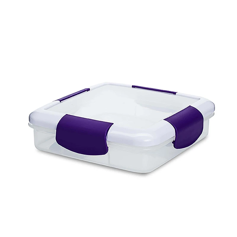 Locksy Click 'N' Go 450ml Sandwich Container Box (Purple)