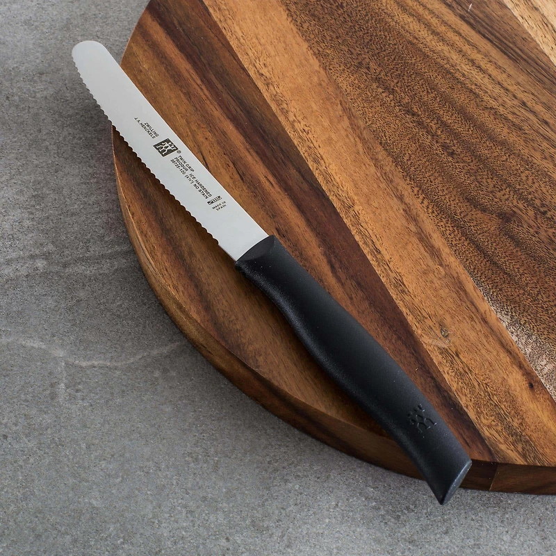 ZWILLING TWIN Grip II Serrated Utility Knife (Black)