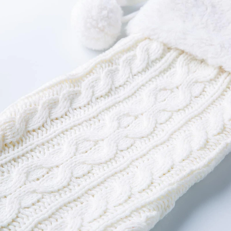 KSP Christmas Knit Stocking (White)