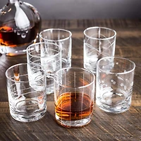 KSP Linea 'Etched' Double Old Fashioned Glasses - Set of 8