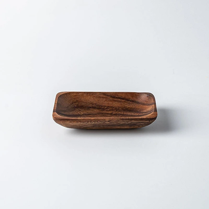 KSP Tala Acacia Wood Rectangular Serving Tray Small 17 x 10 x 4 cm