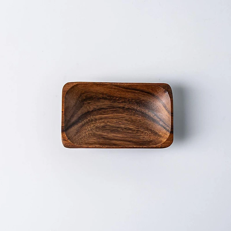 KSP Tala Acacia Wood Rectangular Serving Tray Small 17 x 10 x 4 cm