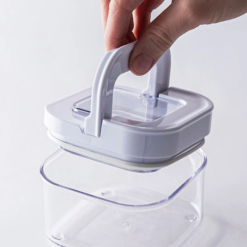 KSP Easy Lock 'Square' Acrylic Canister with Locking Lid ( L