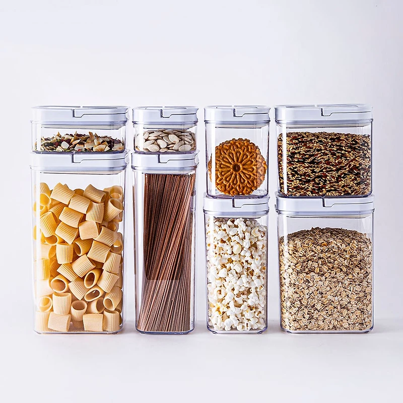 KSP Easy Lock 'Square' Acrylic Canister with Locking Lid ( L