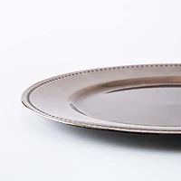 KSP Everyday Charger Plate with Beaded Rim (Bronze)