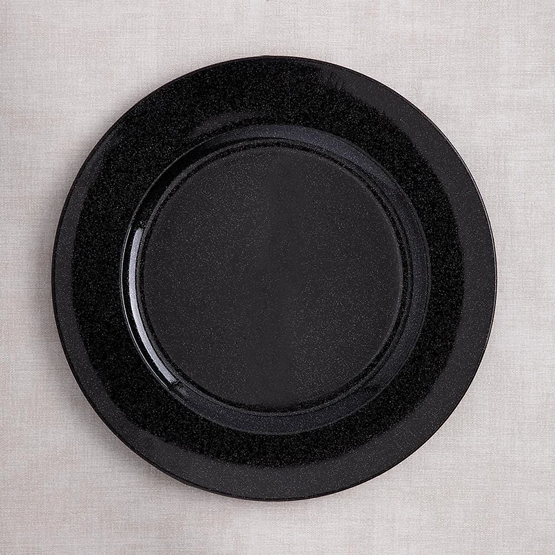 KSP Everyday Charger Plate with Glitter (Black)