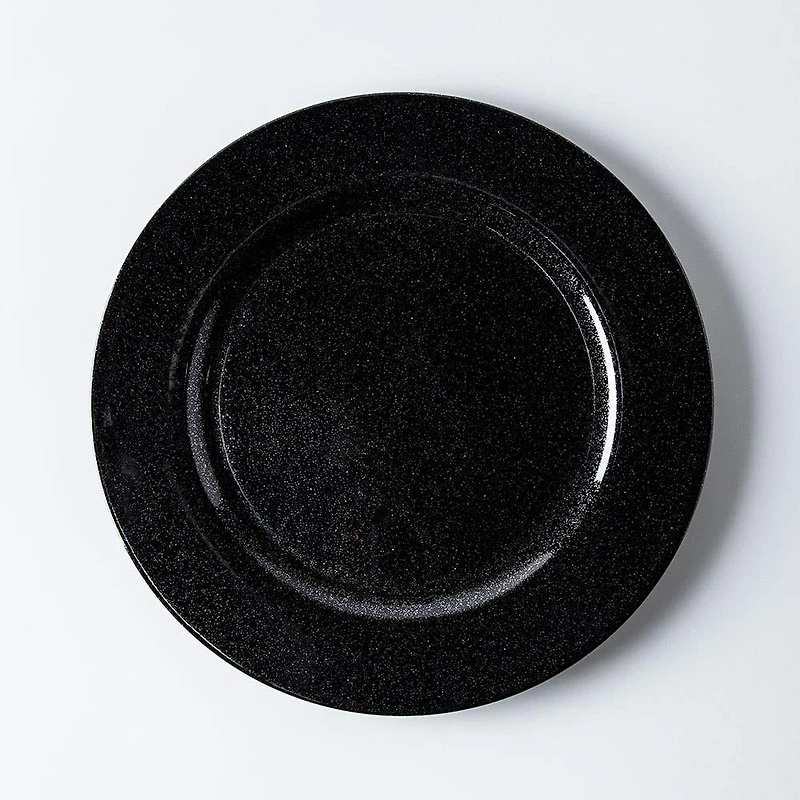 KSP Everyday Charger Plate with Glitter (Black)