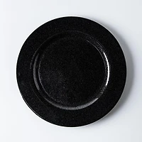 KSP Everyday Charger Plate with Glitter (Black)