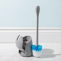 OXO Good Grips Bath Compact Toilet Brush with Caddy (Grey)