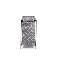 KSP Softstor 'Lattice' Fabric Shoe Cabinet 16-Shoe (Brown)
