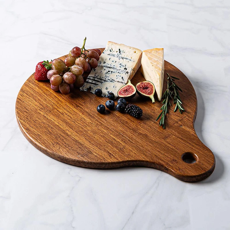 KSP Crushed Bamboo Cutting Board Round (Dark Brown)