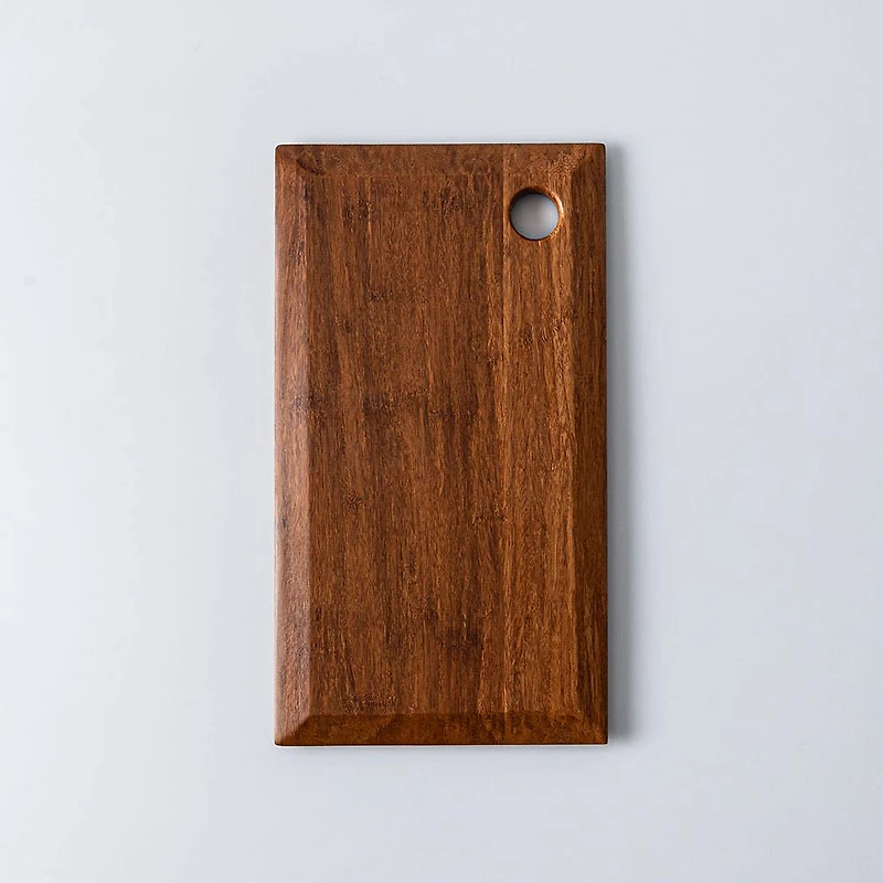 KSP Crushed Small 'Knife Edge' Bamboo Cutting Board (Dark Brown)