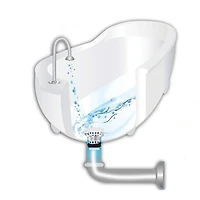 As Seen On Tv Tubshroom Bathtub Hair Catcher (White)