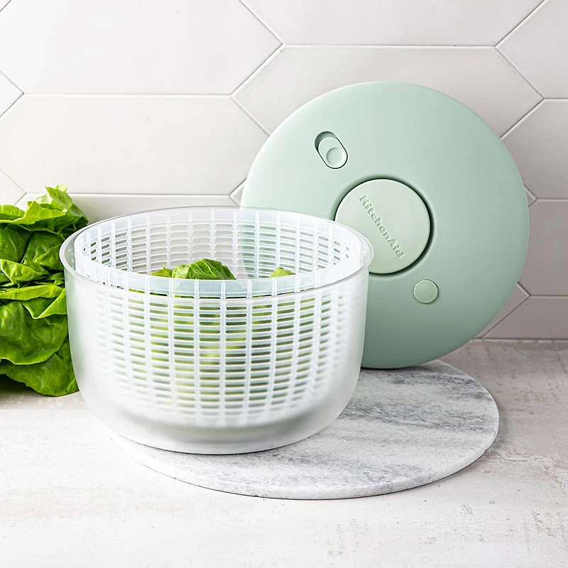 KitchenAid Soft-Touch Pump Salad Spinner (Pistachio)