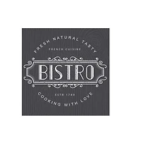 Harman 3-Ply 'French Cuisine Bistro' Paper Napkin (Black)