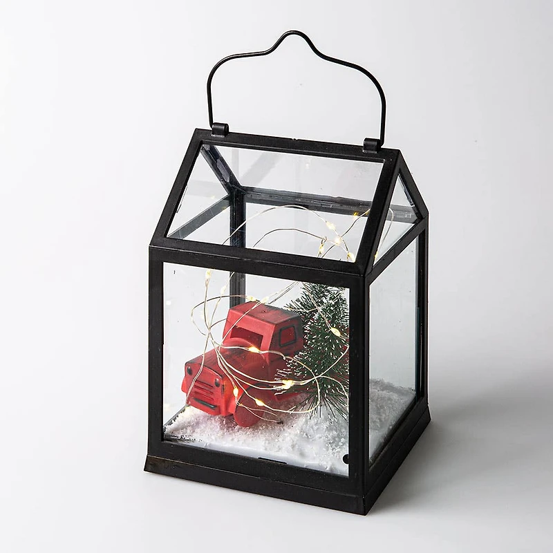 KSP Christmas Glow 'Red Truck' LED Lantern (Black)
