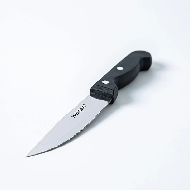 Farberware Jagged Steak Knife (Black)