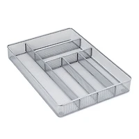 KSP Mesh Cutlery Tray - Large (Silver) 40.5 x 28 x 5 cm