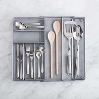 KSP Mesh Expandable Cutlery Tray (Silver) 28/47 x 40.5 x 5 cm