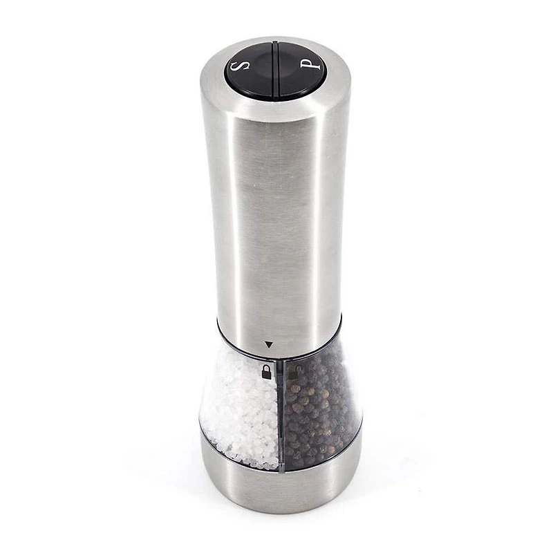 Kamenstein Dual Compartment Battery Salt and  Pepper Mill