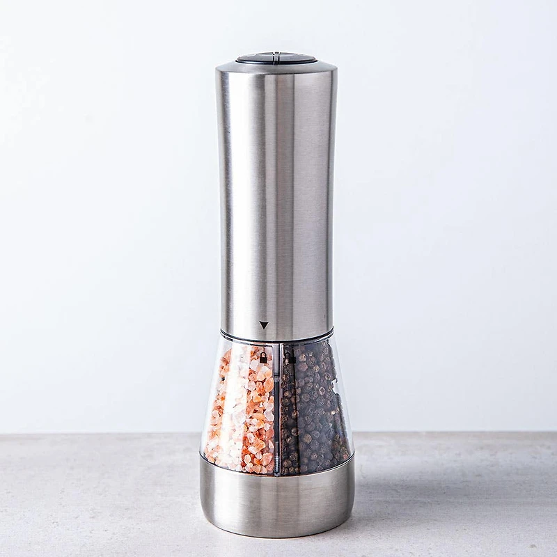 Kamenstein Dual Compartment Battery Salt and Pepper Mill
