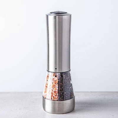 Kamenstein Dual Compartment Battery Salt and  Pepper Mill