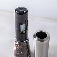 Kamenstein Dual Compartment Battery Salt and  Pepper Mill