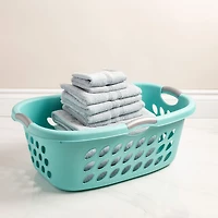 Sterilite Bushel Ultra Plastic Laundry Basket Hip 1.25 bushel (Aqua)