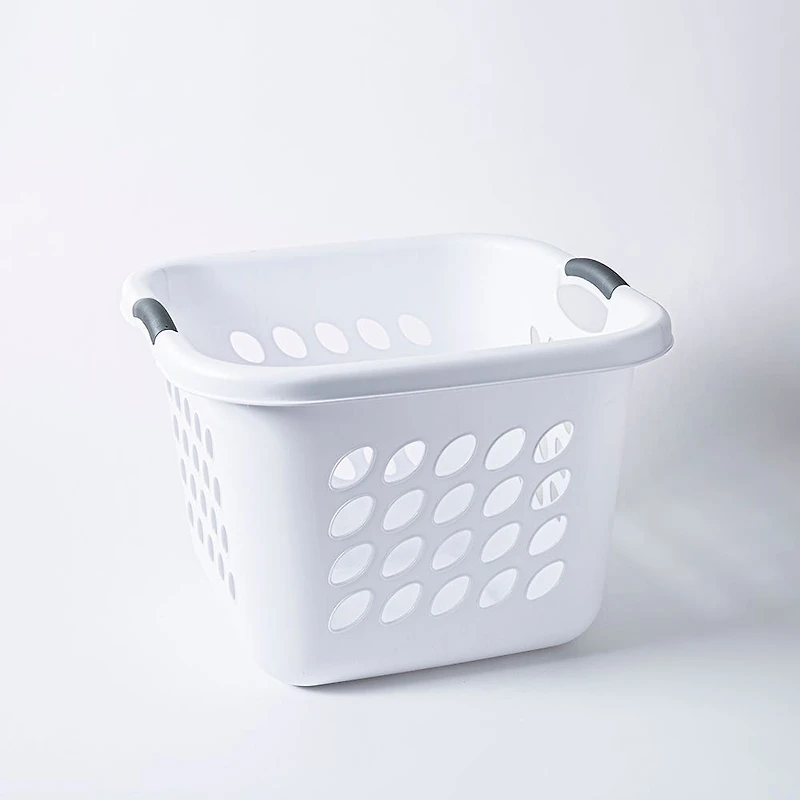 Sterilite Bushel Ultra Plastic Laundry Basket Square 1.5 bushel (Wht)